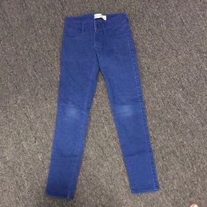 Royal blue jeans